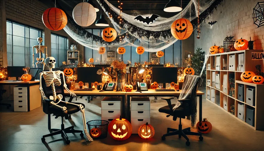 decorar-oficina-halloween